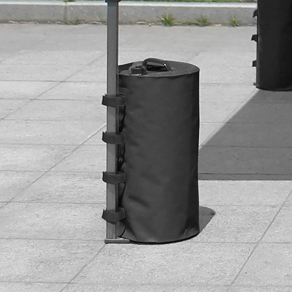 Canopy Weight Bags Vattenviktsväska, tält vindtät och fast vattenpåse, perfekt för pop-up baldakin tält Gazebo 1st 40l