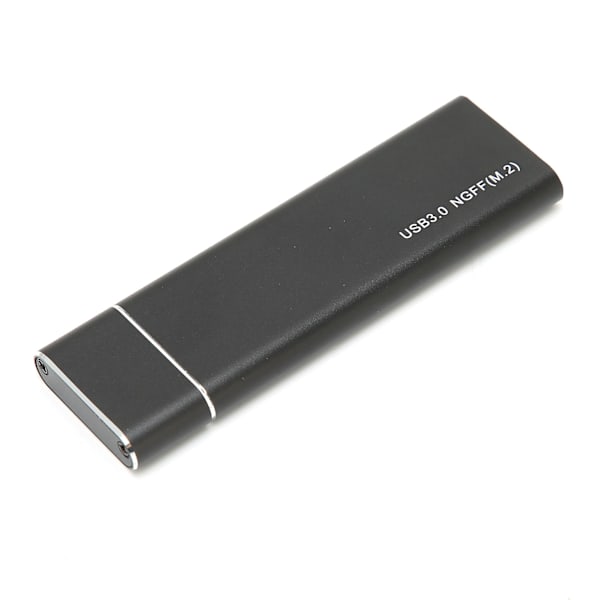 Portabel M.2 NGFF till USB3.0 SSD-hölje 5 Gbps höghastighets extern hårddiskfodral för Windows & OS X, svart
