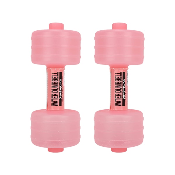 Justerbara Vattenfyllda Hantlar 2-pack Hemma Gym Utrustning för Kroppsformning, Rosa Färg, Hållbar och Justerbar Vikt