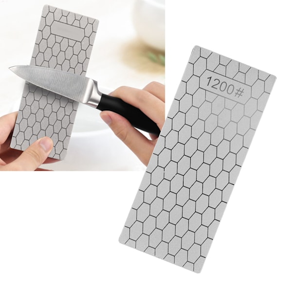 Diamant Slipsten för Köket, 1200 Grit, Rektangulär, Hållbar Diamant Slipsten för Knivar och Blad