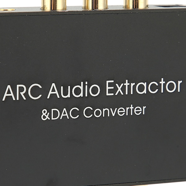 HD till Analog Ljudkonverterare ARC Extraktor för HDTV DVD med Digital till Analog DAC-konverterare, Stöd för Flera Format för Högkvalitativ Ljudutgång
