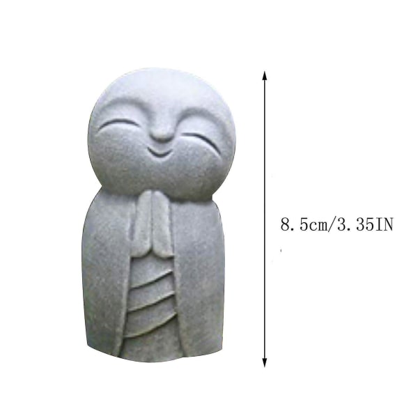 Jizo-statyn Den perfekta lilla Jizo-buddhan för hem eller trädgård utomhusdekoration