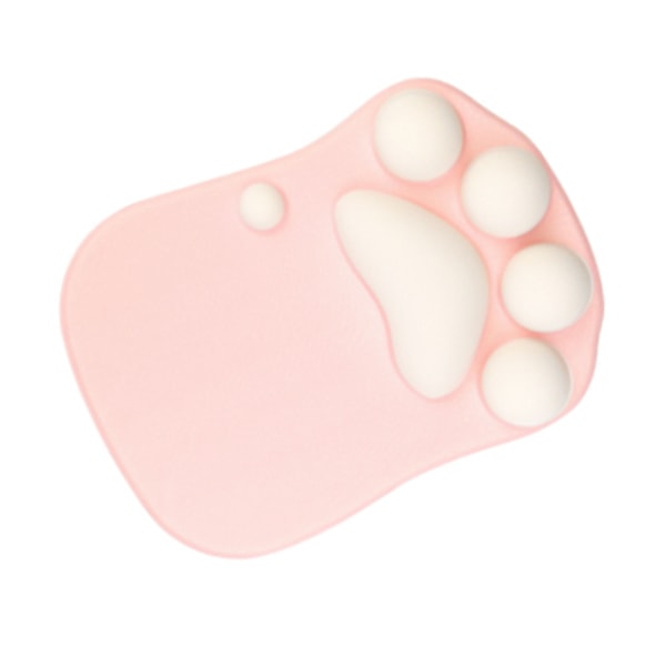 Ergonomisk Mjuk Musmatta med Halksäker Bas, Söt Kattklodesign, Bekväm och Tyst för Hemmakontorsanvändning, Hållbar och Lätt att Rengöra