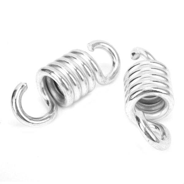 8mm Tunga Hängande Veranda Gunga Fjäder, 2 st Dubbla Svängbara Krokar Hängmatta Stol Gunga för Utomhusbruk, Hållbar Metallkonstruktion