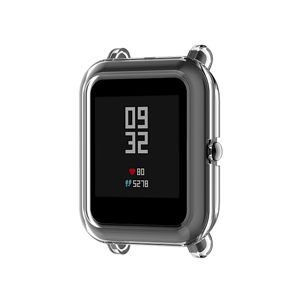 Kompatibelt Smartwatch-fodral för AMAZFIT Bip Bip S Bip 1S Bip Lite 1S A1608 - Ultratunt, klart skyddande skal, hållbart TPU för långvarigt skydd