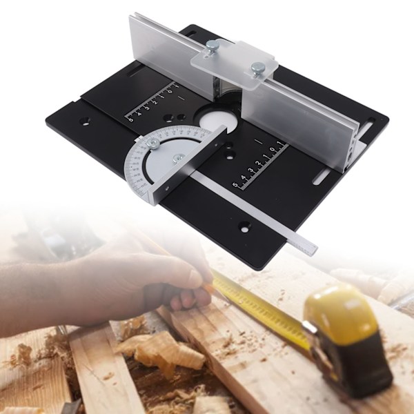 Insatsbräda i Aluminiumlegering för Fräsbord, Stålfräsning, Trimming, Höjdjusterbar för Effektiv Klippning och Trimming