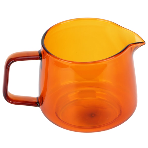 Amber Borosilikatglaskopp 550ml, Delningskopp för Kaffe, Te, Vatten, Hushållsartiklar