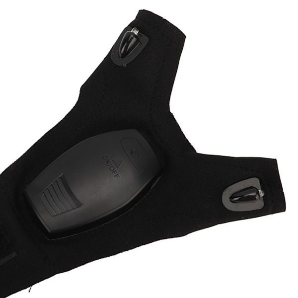 Laddningsbara Andningsbara Fingerlösa LED-Ljusvantar för Fiske, Cykling, Handsfree Ficklampa Vantar, 1 Par Asktyp