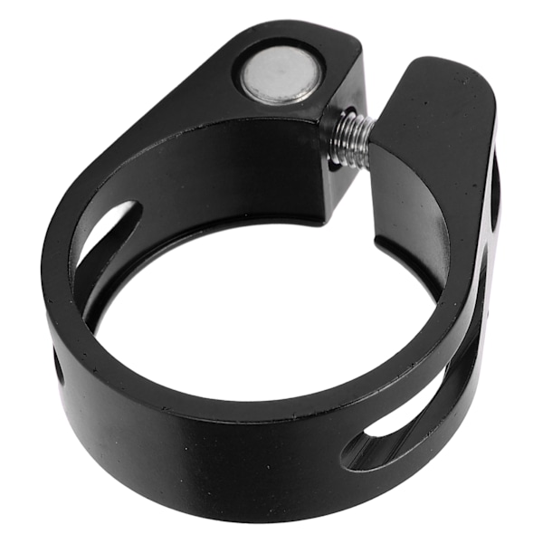 31,8 mm Cykelsadelklämma Rörklämma Aluminiumlegering Snabbspänne Cykelsadelklämma, Svart, Hållbar och Lätt Design