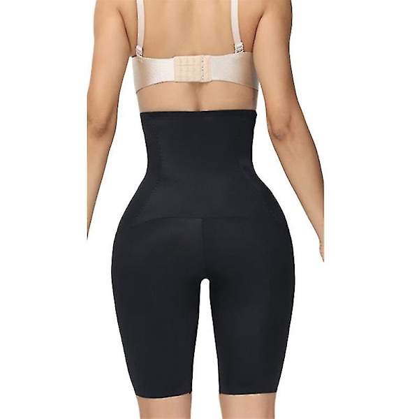 Kroppsshaper för Kvinnor Magkontroll Hög Midja Shapewear Shorts Butt Lifter Lår Slank Midjetränare Shorts beige L