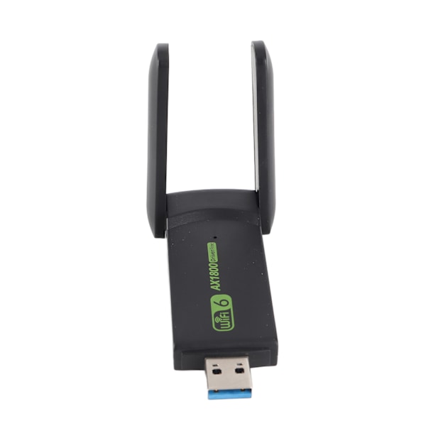 WiFi 6 USB3.0-adapter, 2.4GHZ till 5.0GHZ AX1800Mbps MU MIMO USB-nätverkskort för PC-skrivbord, bärbar dator, snabb och pålitlig anslutning