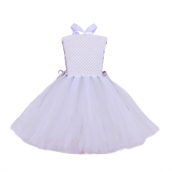 Spökbrud Flickor Halloween Kostym Tutu Klänning Med Handskar Slöja Tonårsflickor Cosplay Kostym Fint Klä Upp Barnfest Klänningar_om L-120cm