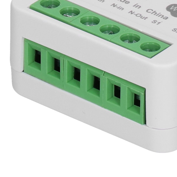 Smart WiFi-strömbrytare för dold installation i hemmet, 2-kanals fjärrkontroll, 16A, kompatibel med Tuya, enkel installation och styrning