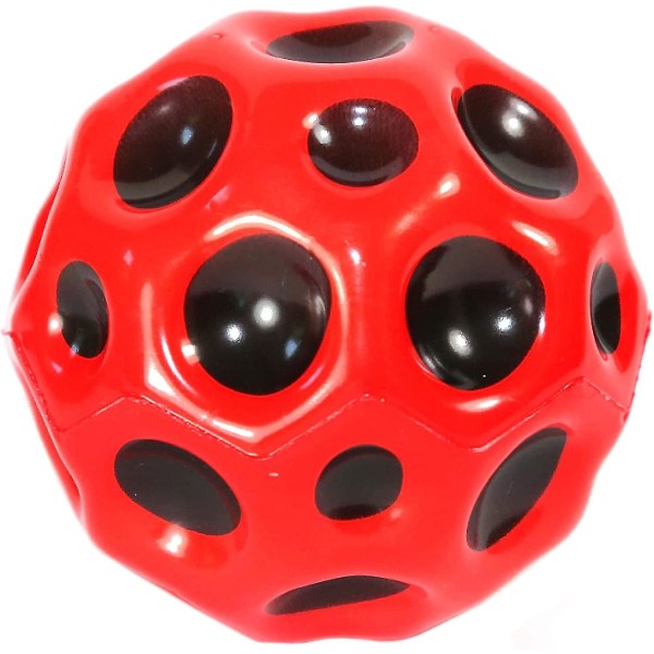 3-pack 7 cm diameter månboll, studsboll, liten vattenpoloboll, strandleksak för att kasta vattenspel, leka på studsmattan, skickas slumpmässigt Red