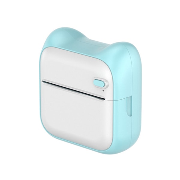 Mini Trådlös Termisk Skrivare Bärbar Etikettmaskin för Android & IOS-Enheter, Enkel Användning Fickformatskrivare för Användning på Resan