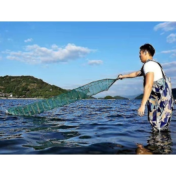 Fiskevaddare med Stövlar och Lätta Vattentäta Byxor för Män och Kvinnor 40 Green