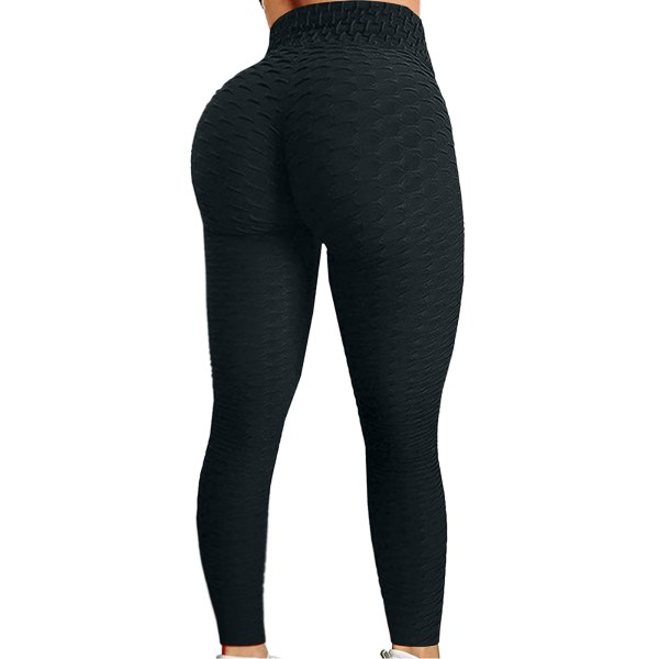 Push Up Leggings Sport Kvinnor Fitness Hög Midja Yoga Byxor Pink M