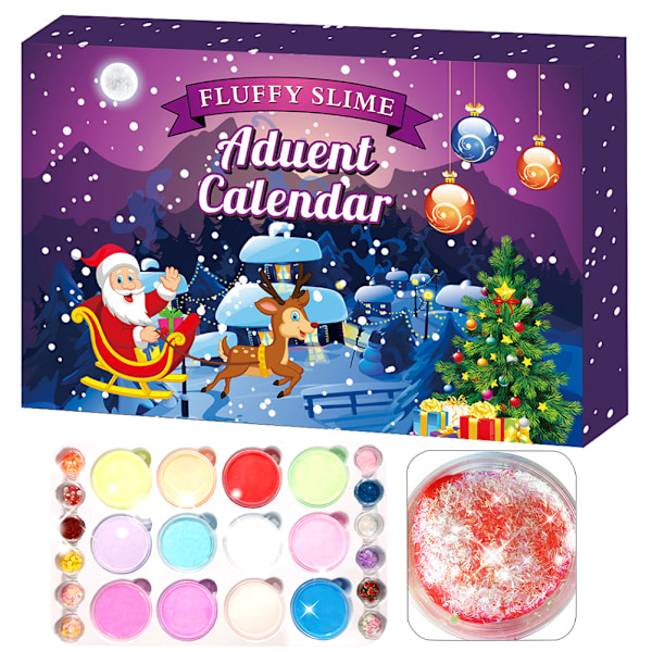 Julkalender med Kristalllera för Barn och Tonåringar, 24 st/set 2020 Rolig Semesterpresent för Pojkar och Flickor