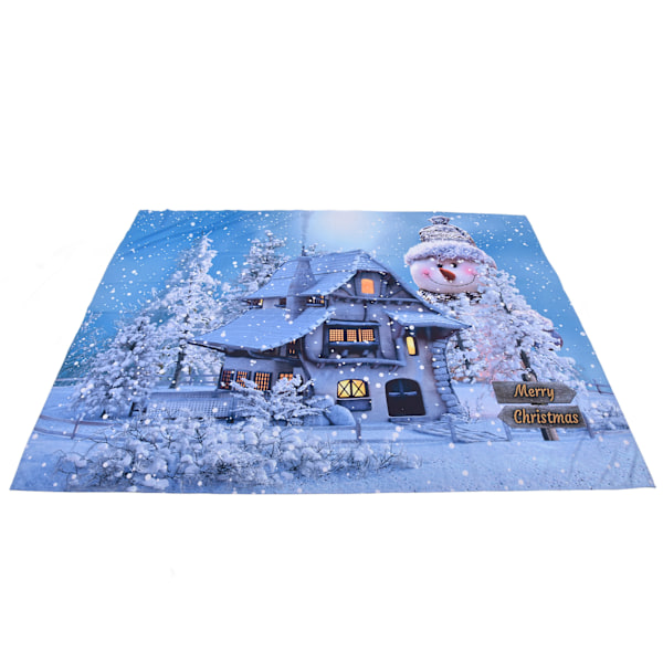 Jultomte Gobeläng 200x150cm Dekorativ Väggbonad Filt för Sovrum Vardagsrum Fester Heminredning
