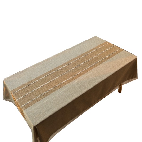 Modern Bordduk med Fransdesign, Skrynkelresistent & Dammskyddande, Dekorativt Bordöverdrag för Matrum, Uteplats eller Caféanvändning, Lätt att Sköta