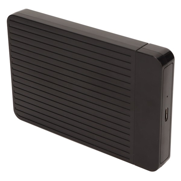 2,5 tum Extern HDD-hölje med USB-C-gränssnitt, 6 Gbps hastighet, 6 TB kapacitet, UASP-stöd, Plug and Play, Kompatibel med SSD och HDD