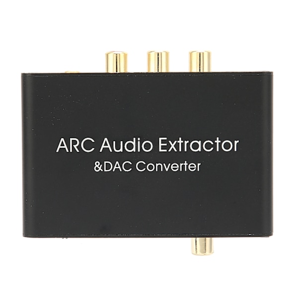 HD till Analog Ljudkonverterare ARC Extraktor för HDTV DVD med Digital till Analog DAC-konverterare, Stöd för Flera Format för Högkvalitativ Ljudutgång
