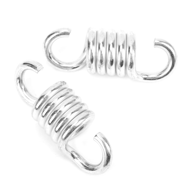 8mm Tunga Hängande Veranda Gunga Fjäder, 2 st Dubbla Svängbara Krokar Hängmatta Stol Gunga för Utomhusbruk, Hållbar Metallkonstruktion