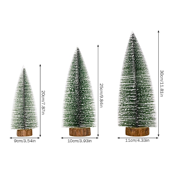 Liten Mini-Julgran i Cedar med LED-Ljuskedja för Hemmakontorsdekoration, Platsbesparande Bordsgran, Festlig Julgåva