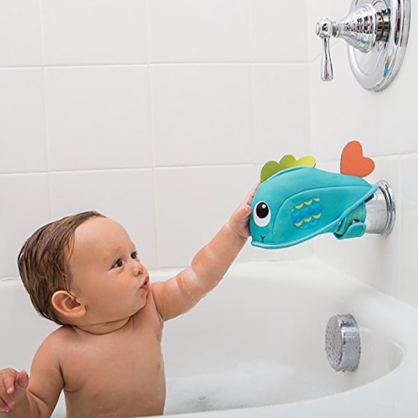 Slitstarkt badkarsblandare cover Fiskformad för toalettkran Pojkar Flickor