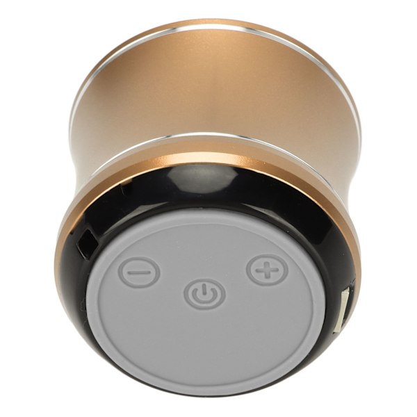 Vattentät Mini Bluetooth-högtalare IP67 Bärbar Trådlös Högtalare med Basradiator Automatisk Anslutning Guld för Duschrum Cykel Bil
