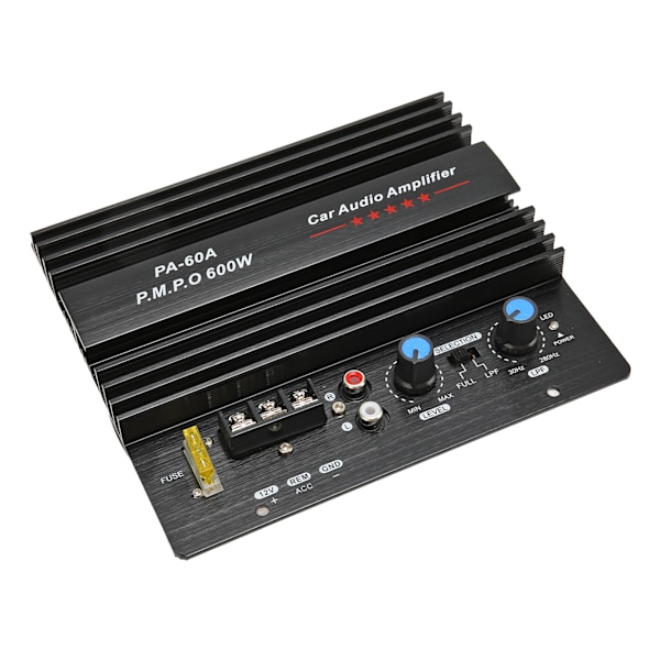 12V 600W Högpresterande Bil Ljudförstärkare Kretskort för Bas Subwoofer, 12V Effektstärkare Kretskort med Högkvalitativt Ljud för Bilar