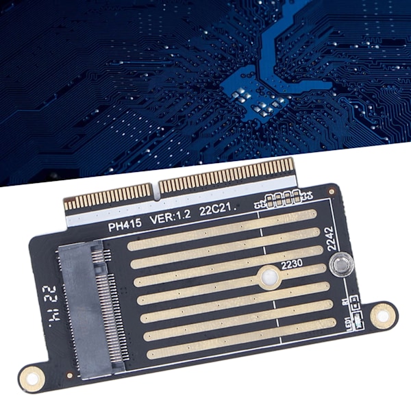 M.2 NVME SSD-konverteradapter för 2016 2017 MacBook Pro A1708 IOS Laptop Enkel installation NGFF M.2 MKey NVME Riserkort