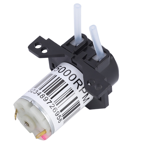 24V Mikro Peristaltisk Pump med Silikonrör, Vinkelrätt Självsugande för Experiment, Hållbar och Effektiv Pumpsystem