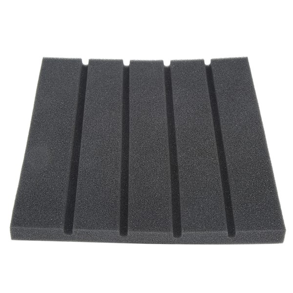6-pack Ljudisoleringsskumplattor 25x25x2cm Akustisk Ljudabsorberande Svamp för Pianorum Inspelningsstudio Ljudisolering och Bullerreducering