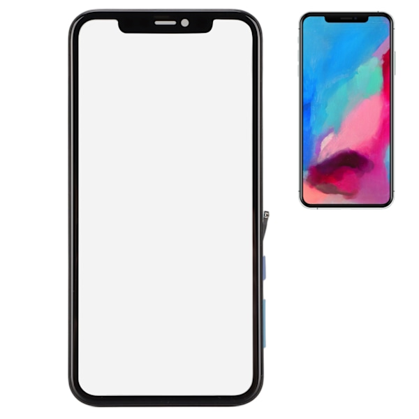 Ersättningsskärm för iPhone 11, LCD-skärm, kompatibel huvudskärm för iPhone 11-reparation, hållbar och högkvalitativ ersättningsskärm