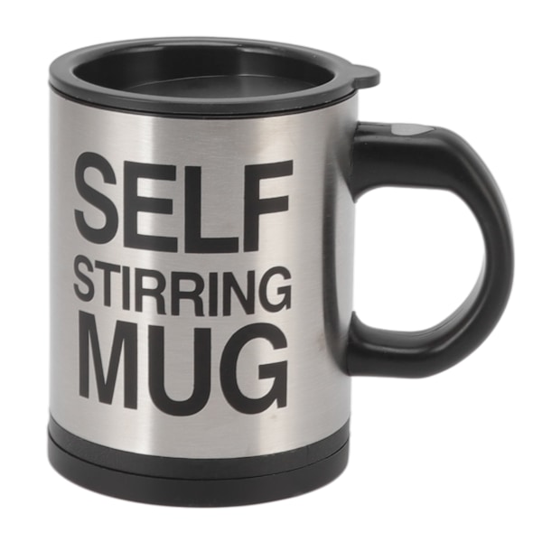 Elektrisk Självrörande Mugg 400ml Automatisk Blandning Kaffe Mugg för Svarta Drycker, Hållbart BPA-Fri Material, Lätt att Använda och Rengöra