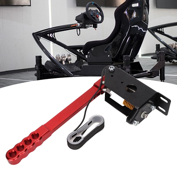 Spelhandbroms för G25 G27 G29 T500 med Klämma, 64-bitars USB Aluminium Racing Handbroms för Sim Racing Ratten