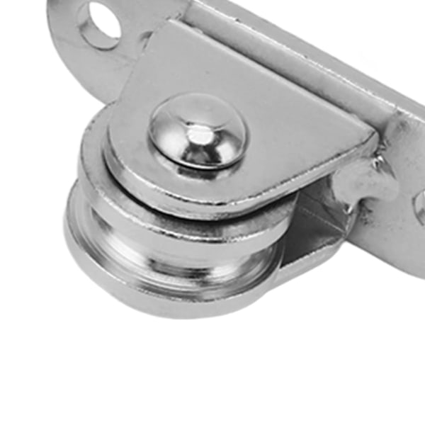 Rostfritt Stål Tyst Rullblock 2 st Väggmonterad Fast Rull för DIY Utrustning Wire Rope Rail Glidande Grind och Mer, Tyst och Hållbar
