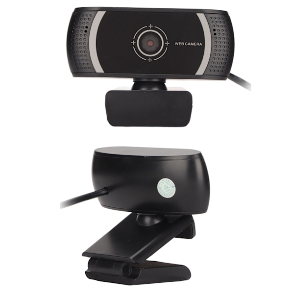 Användarvänlig 720p USB-kamera för dator med hög upplösning, flexibel rotation och många funktioner för smidig videoinspelning