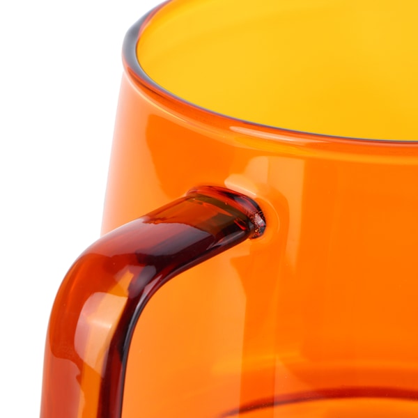 Amber Borosilikatglaskopp 550ml, Delningskopp för Kaffe, Te, Vatten, Hushållsartiklar