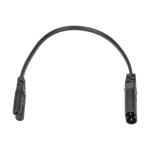 IEC320 C8 till C7 Förlängningskabeladapter 0,3m/1,0ft, Laptop Ljudlåda LCD-skärm Skrivare Strömförlängningskabel