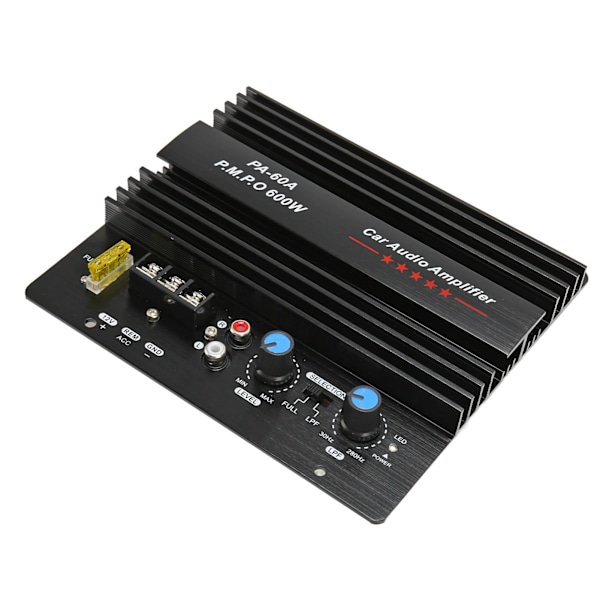 12V 600W Högpresterande Bil Ljudförstärkare Kretskort för Bas Subwoofer, 12V Effektstärkare Kretskort med Högkvalitativt Ljud för Bilar