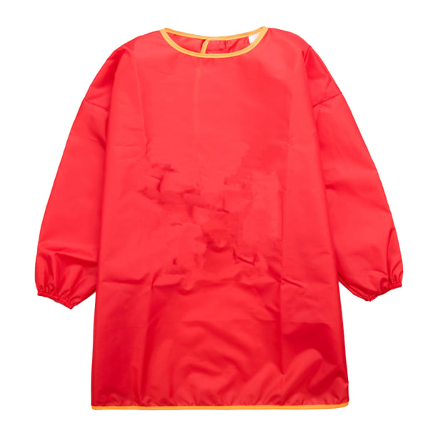 Barns målning Smock, barnförkläde Red L