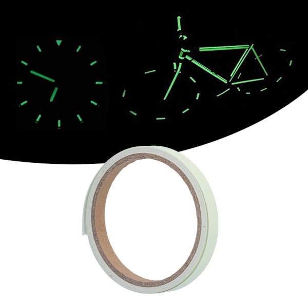 Fluorescerande PVC-säkerhetstejp Giftfria Varningstecken för Nödutgångstrappor, Trappa och Stegsäkerhetsmarkeringar