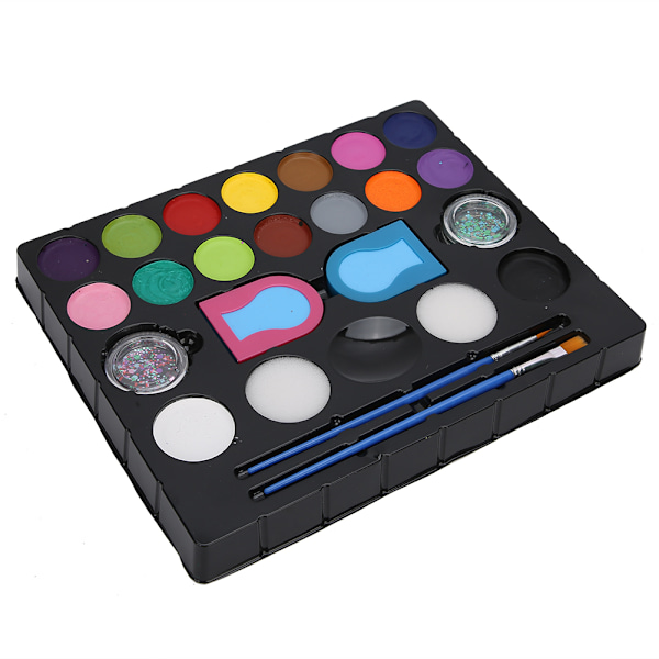 Ansiktsmålning Set för Barn, Glitterpulver och Kroppsmålning Pigment Kit för Barns DIY Kosmetik, Konst och Hantverk Verktygsset
