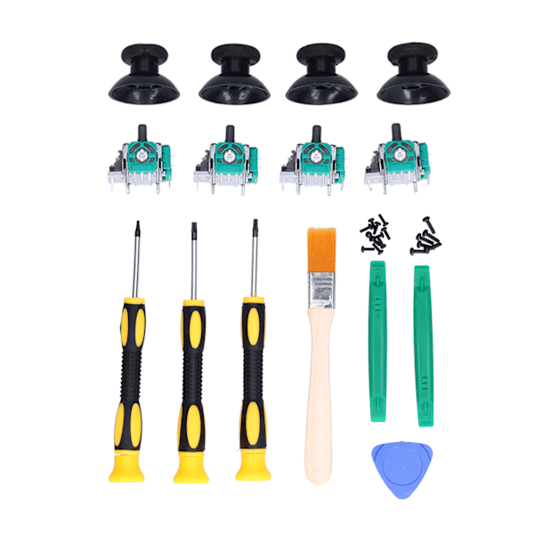 Ersättningskit för Xbox One Analog Joystick (4-pack), Hållbara Reparationsverktyg för Kontroller, QM21070961, Ersättningsdelar för Effektiv Reparation och Installation