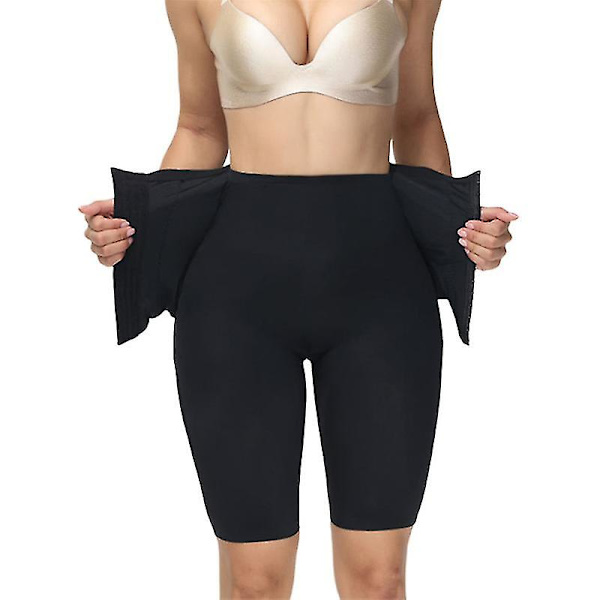 Kroppsshaper för Kvinnor Magkontroll Hög Midja Shapewear Shorts Butt Lifter Lår Slank Midjetränare Shorts beige L