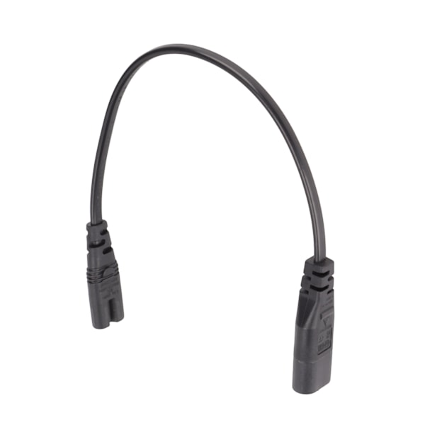 IEC320 C8 till C7 Förlängningskabeladapter 0,3m/1,0ft, Laptop Ljudlåda LCD-skärm Skrivare Strömförlängningskabel