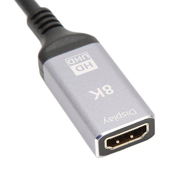 DisplayPort 1.4 till HDMI 2.1 Kabel 8K 48Gbps Stöd för HDR 3D AV-adapterkabel för bärbar dator PC TV-projektor med Ultra-hög hastighet och kompatibilitet