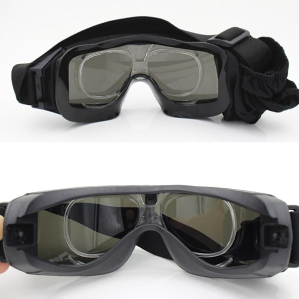 Universella Skidglasögon Prescription Insert Optisk Adaptor Flexibel Böjbar Inre Ram Snöbräda Goggle Storleksjusterbar för Optimal Passform och Komfort